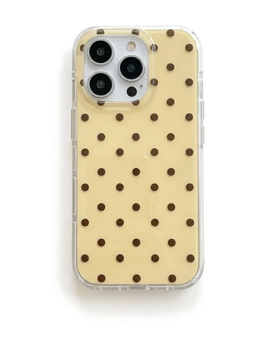 Lunares Amarillo pastel para iPhone