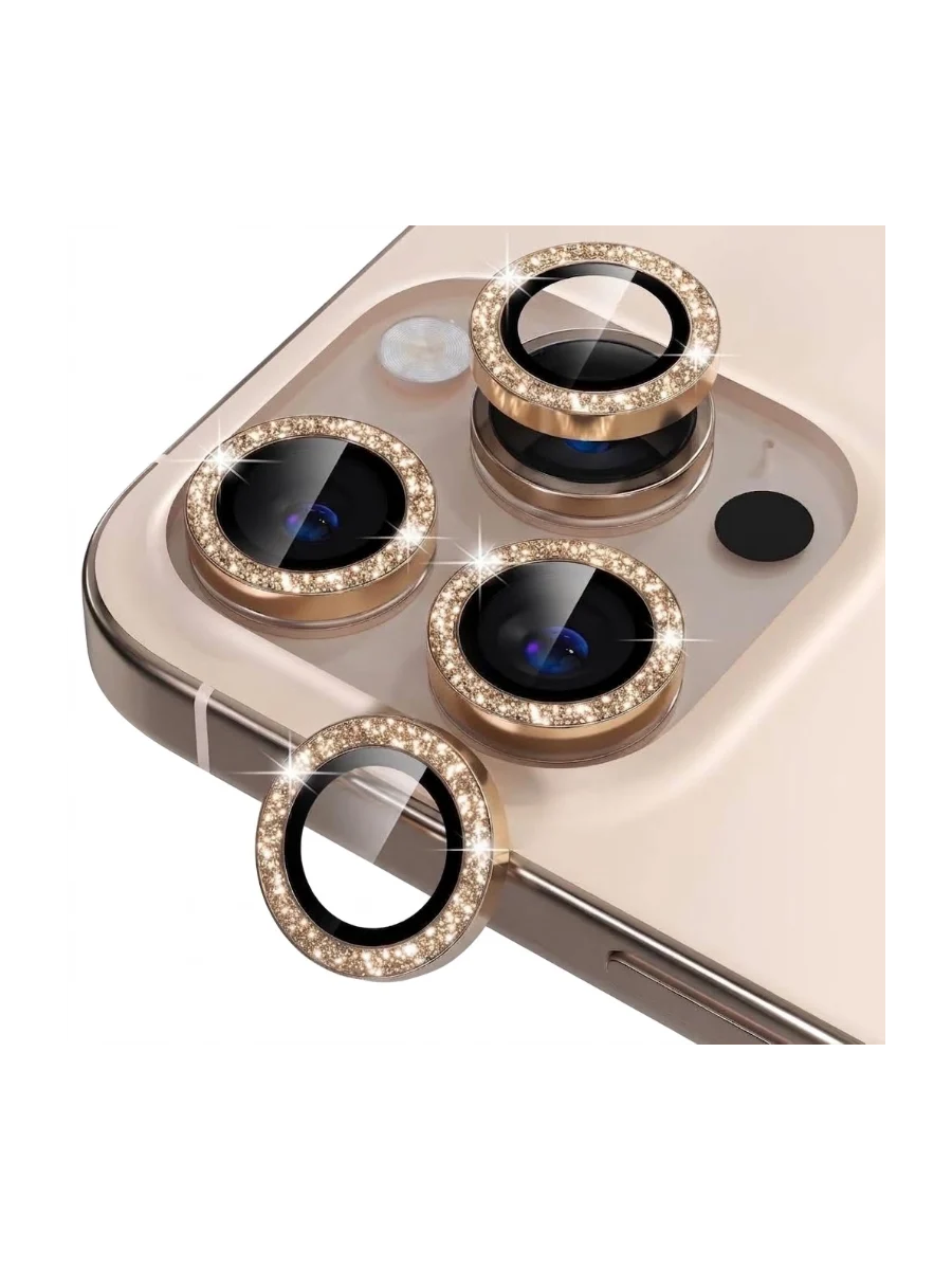 Lente con glitter para iPhone