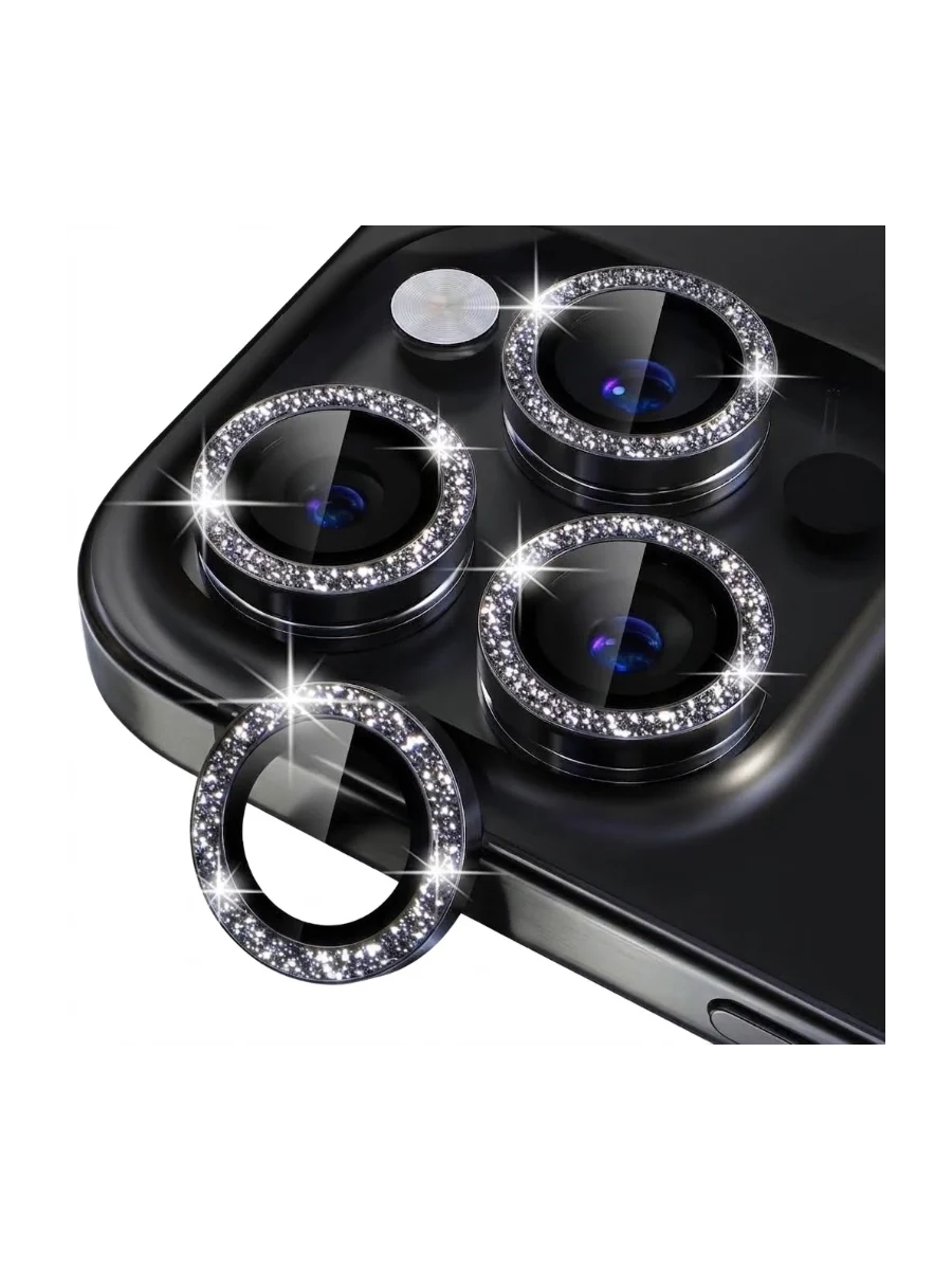 Lente con glitter para iPhone