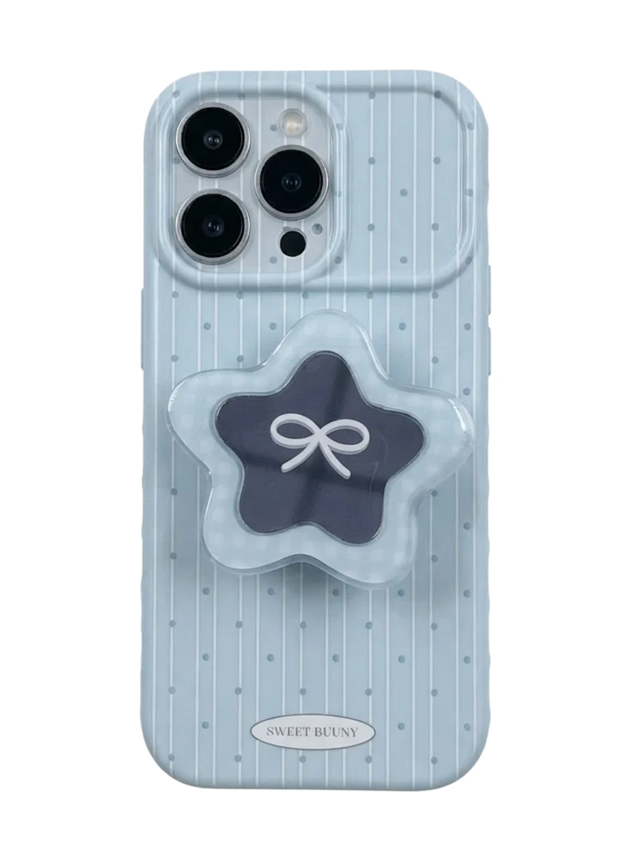 Estampado de lunares azules para iPhone
